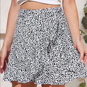 new shein dalmation skirt
